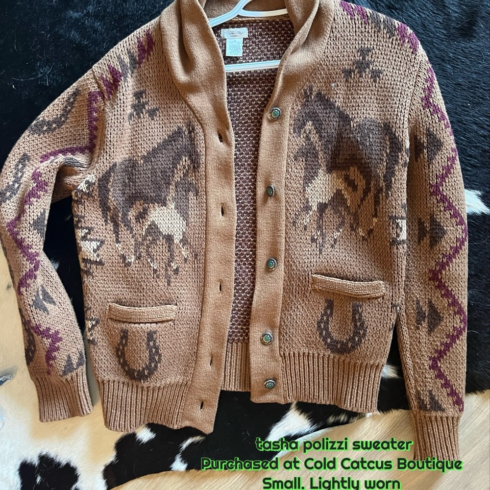 tasha polizzi sweater small